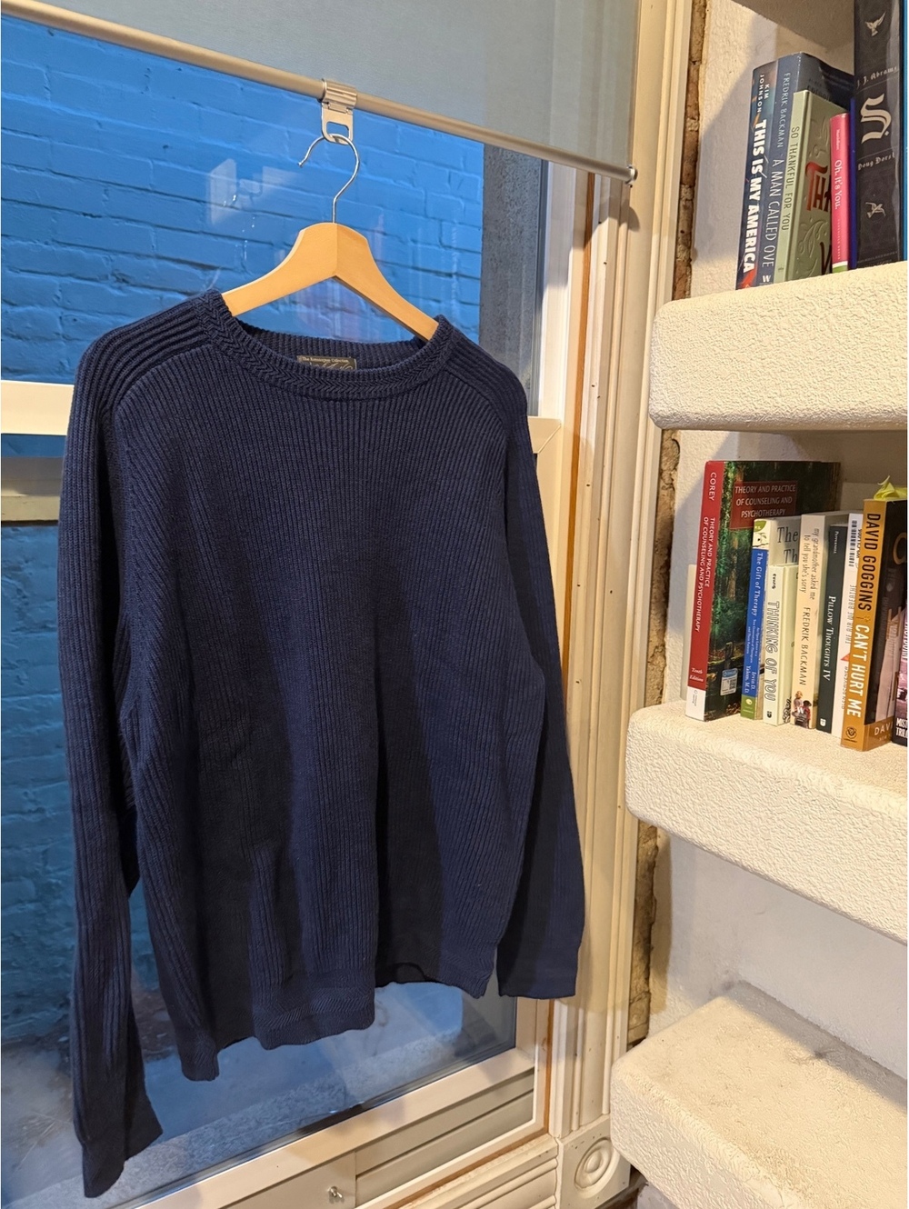 Navy Knit Sweater